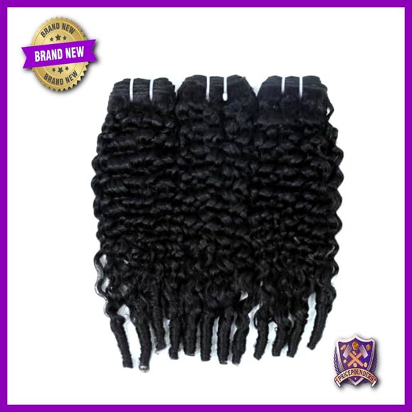 100% Unprocessed Virgin Human Hair Extensions 14-18 Inch 3C4A Water Wave main image 4